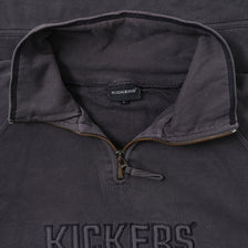 Vintage Kickers Q-Zip Sweater Large