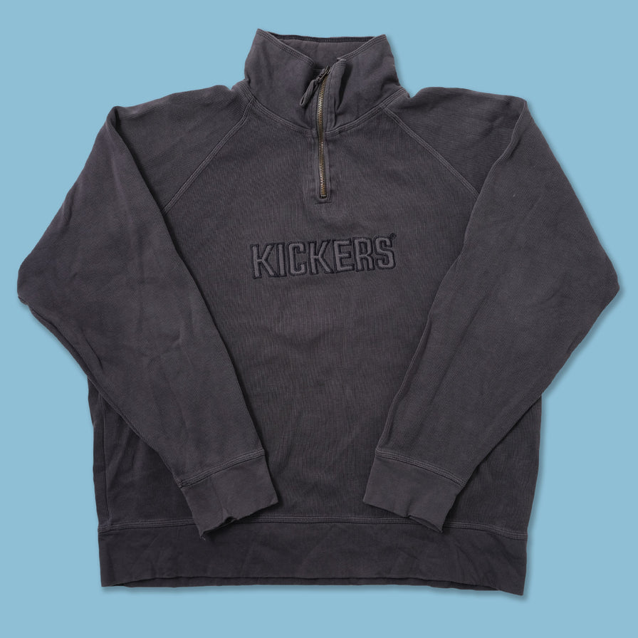 Vintage Kickers Q-Zip Sweater Large