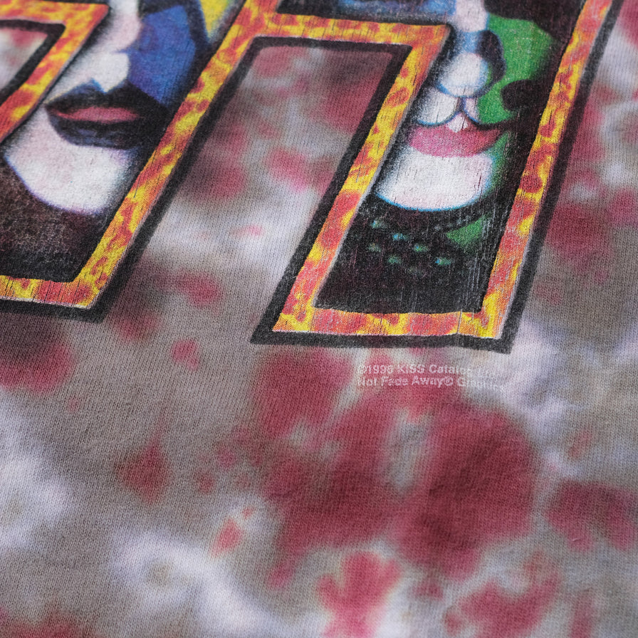Vintage 1996 Kiss Army Tie Dye T-Shirt XLarge