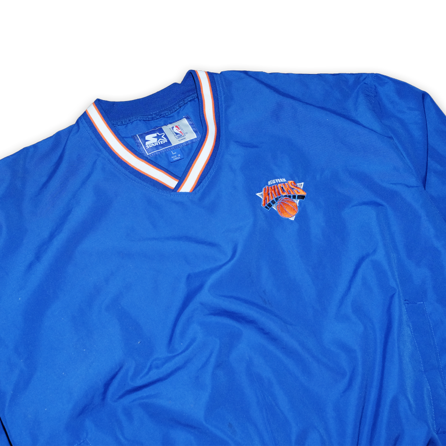 Starter New York Knicks Windbreaker Large - Double Double Vintage