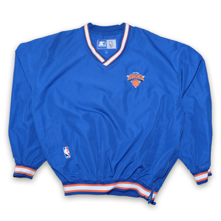 Starter New York Knicks Windbreaker Large - Double Double Vintage
