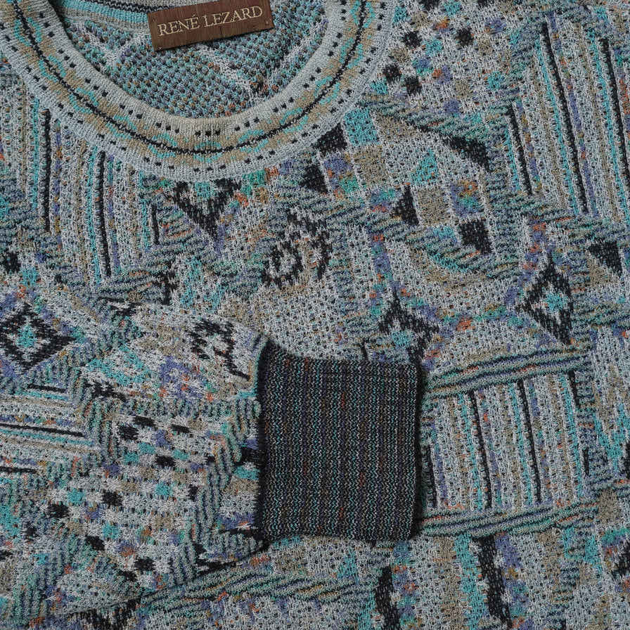 Vintage Pattern Knit Sweater Large / XLarge