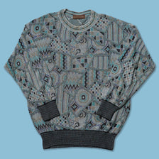 Vintage Pattern Knit Sweater Large / XLarge