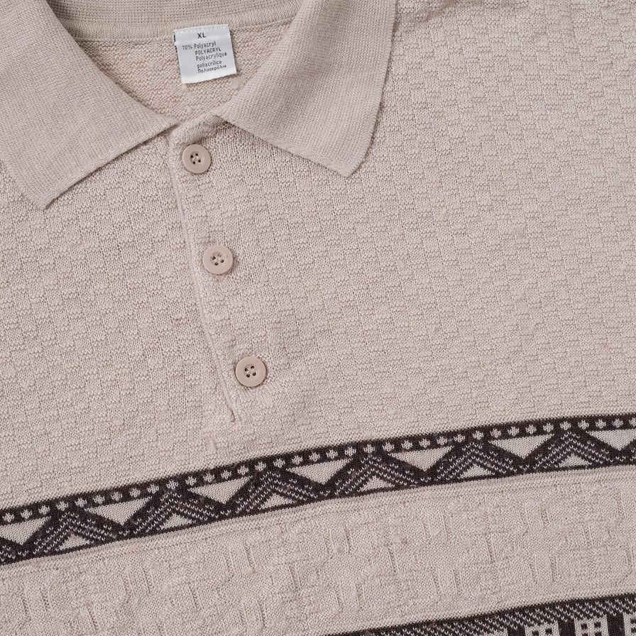 Vintage Knit Collar Sweater XLarge