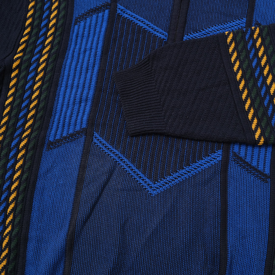 Vintage Q-Zip Knit Sweater Large