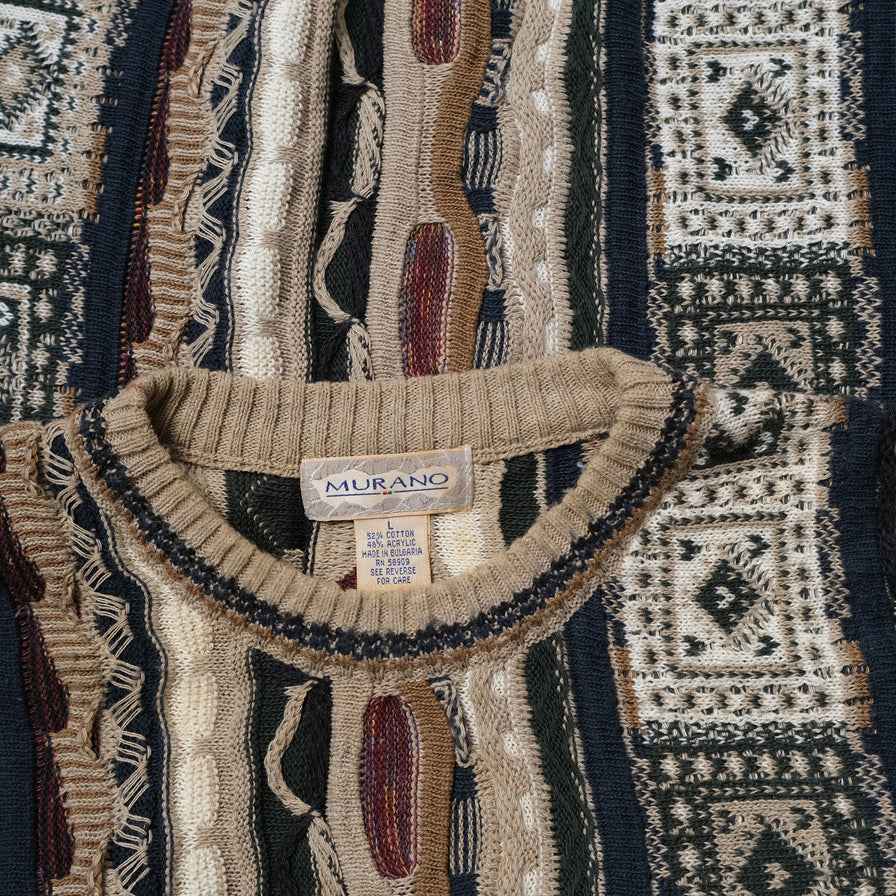 Vintage Coogi Style Sweater Large