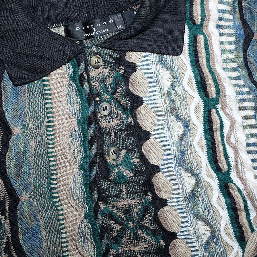 Vintage Protege Coogi Style Sweater XLarge
