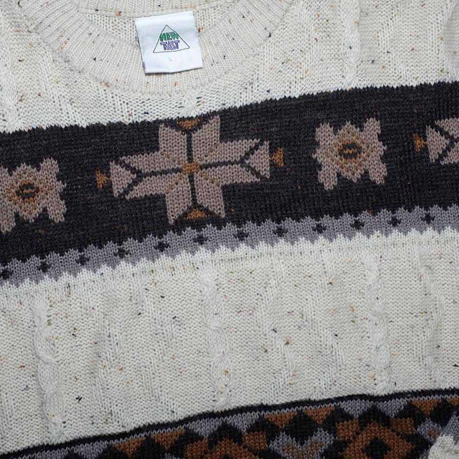 Vintage Knit Sweater Large - Double Double Vintage