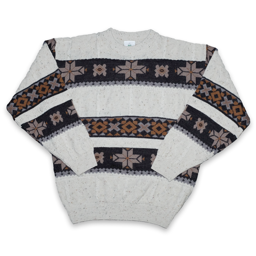 Vintage Knit Sweater Large - Double Double Vintage