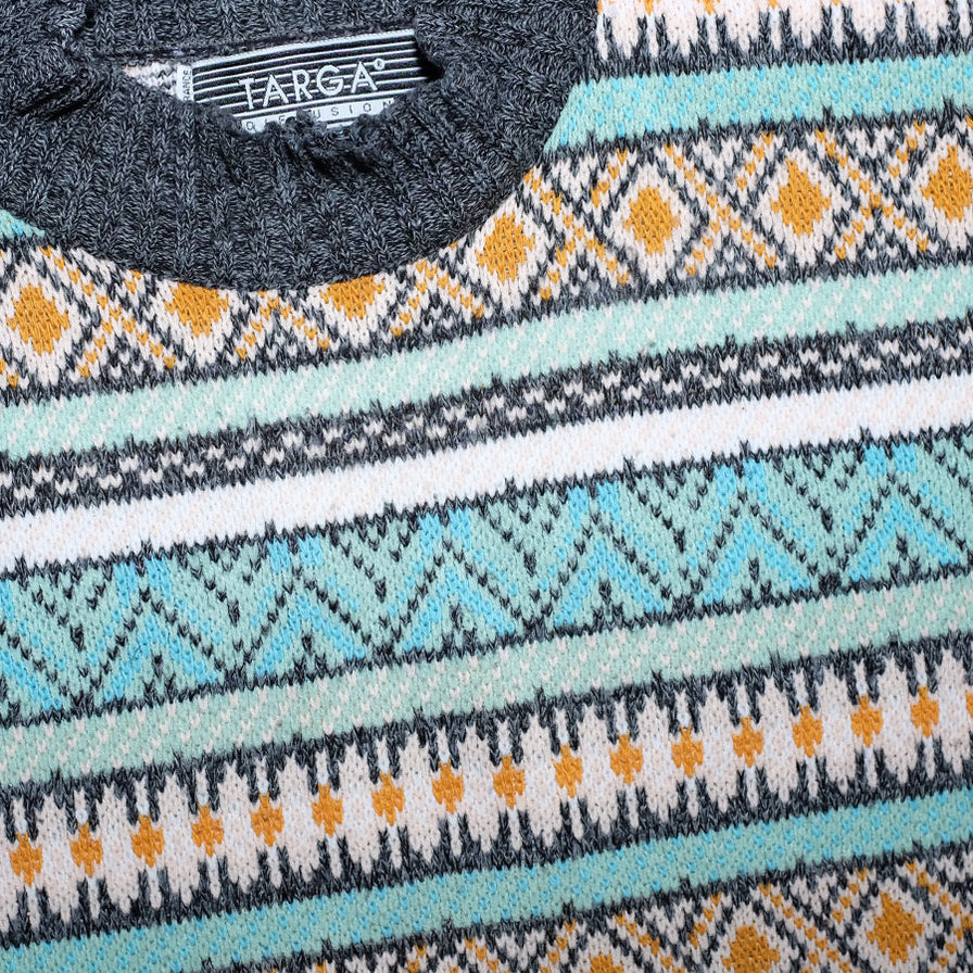 Vintage Women's Pattern Knit Sweater Medium - Double Double Vintage