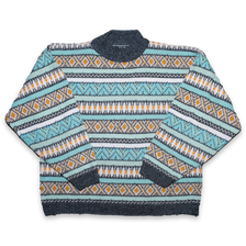Vintage Women's Pattern Knit Sweater Medium - Double Double Vintage
