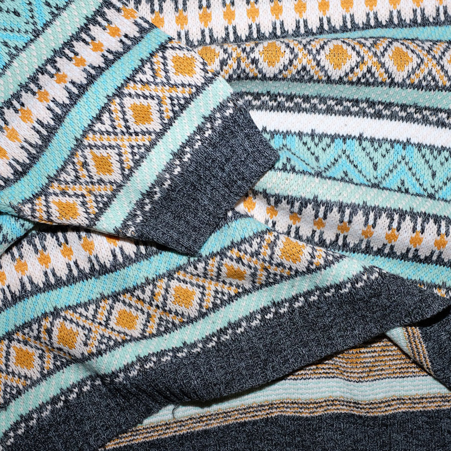 Vintage Women's Pattern Knit Sweater Medium - Double Double Vintage