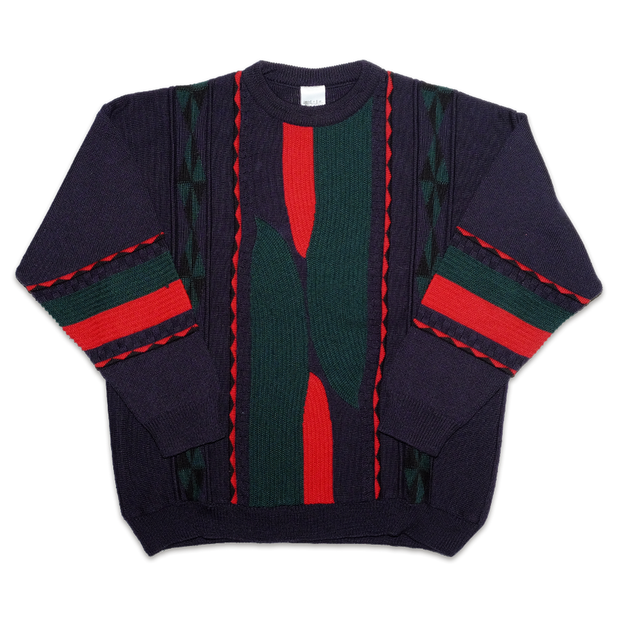 Vintage Knit Sweater Large - Double Double Vintage