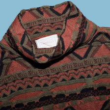 Vintage Mock Neck Coogi Style Sweater Medium