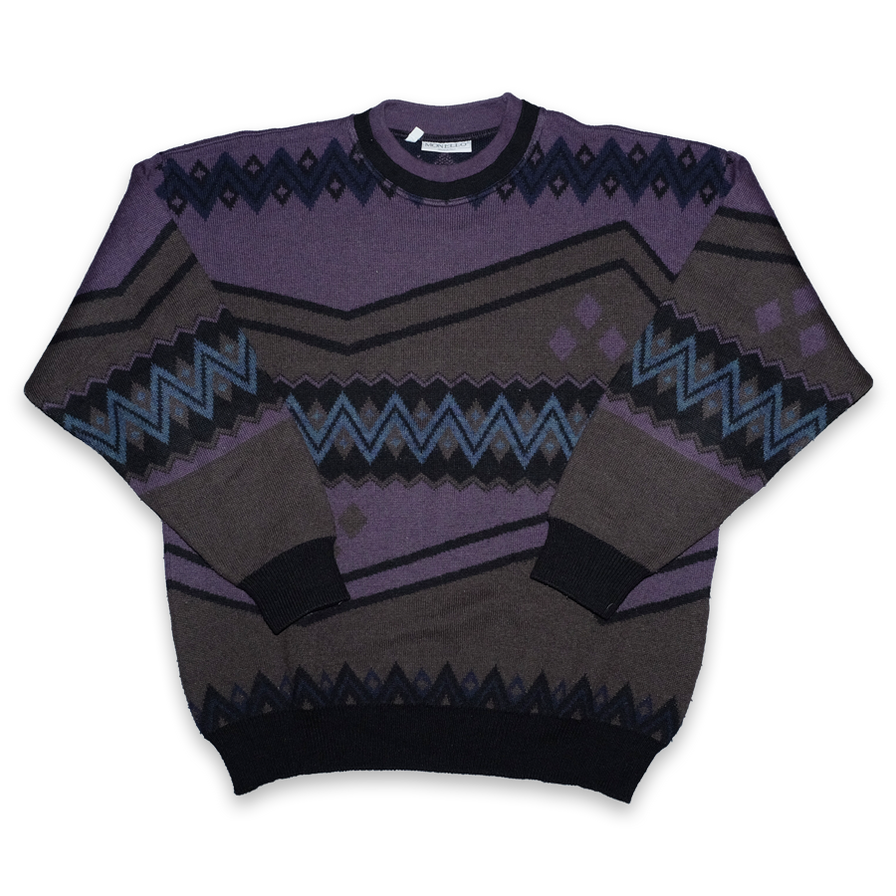 Vintage Knit Sweater Large - Double Double Vintage