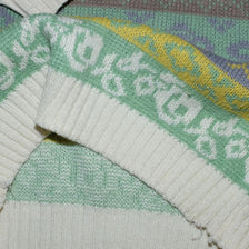 Vintage Pattern Knit Sweater Medium / Large - Double Double Vintage
