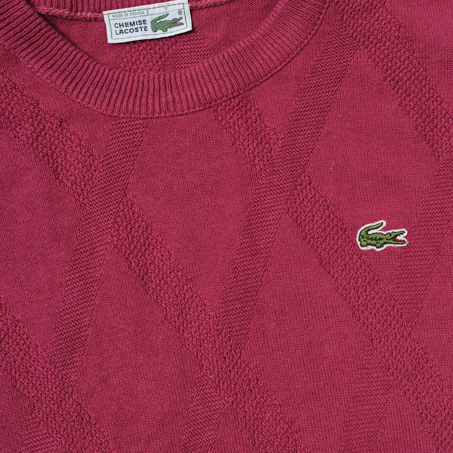 Vintage Lacoste Knit Sweater XLarge