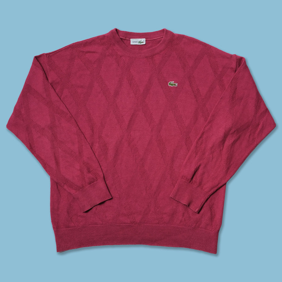 Vintage Lacoste Knit Sweater XLarge