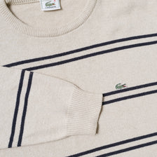Vintage Lacoste Striped Knit Sweater XLarge