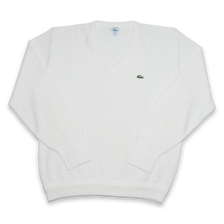 Vintage Lacoste V-Neck Sweater XLarge