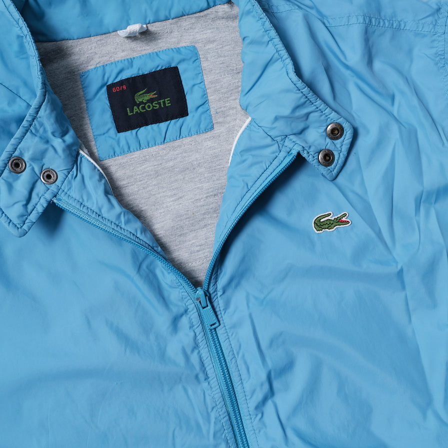 Lacoste light blue best sale jacket