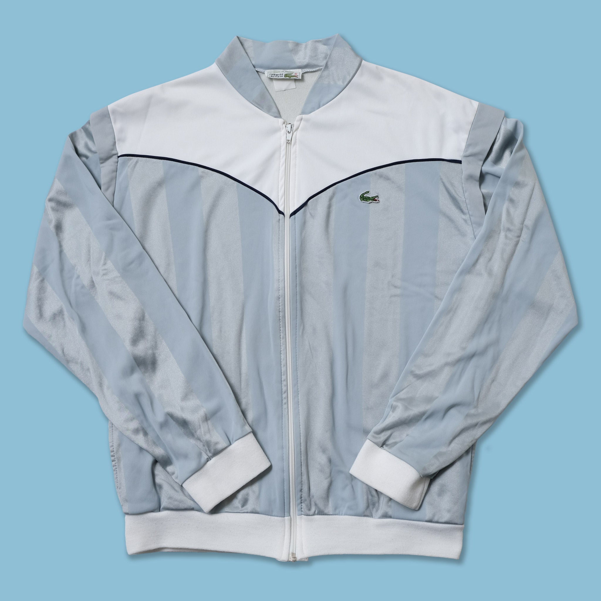 Vintage Lacoste Track Jacket Medium Double Double Vintage