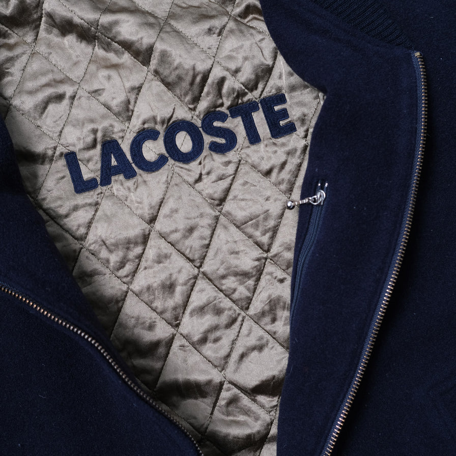 Vintage Lacoste Wool Bomber Jacket Medium