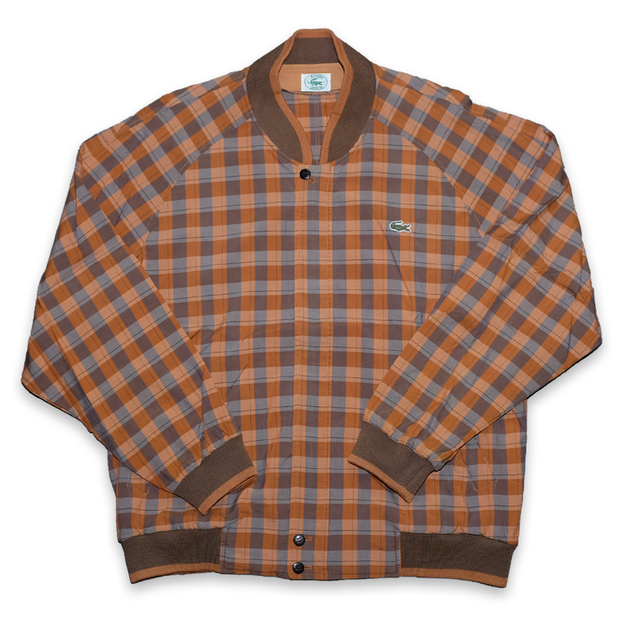 Vintage Lacoste Bomber Jacket Large - Double Double Vintage