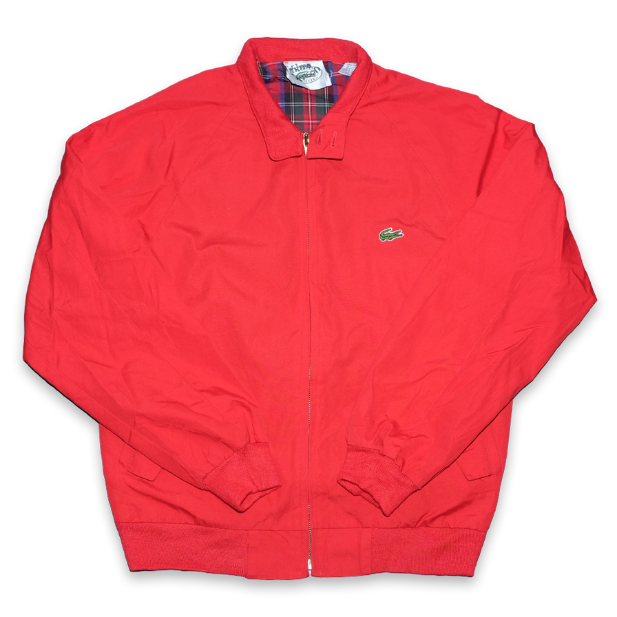 Lacoste Harrington Jacke Rot Vintage Lacoste Harrington Jacket