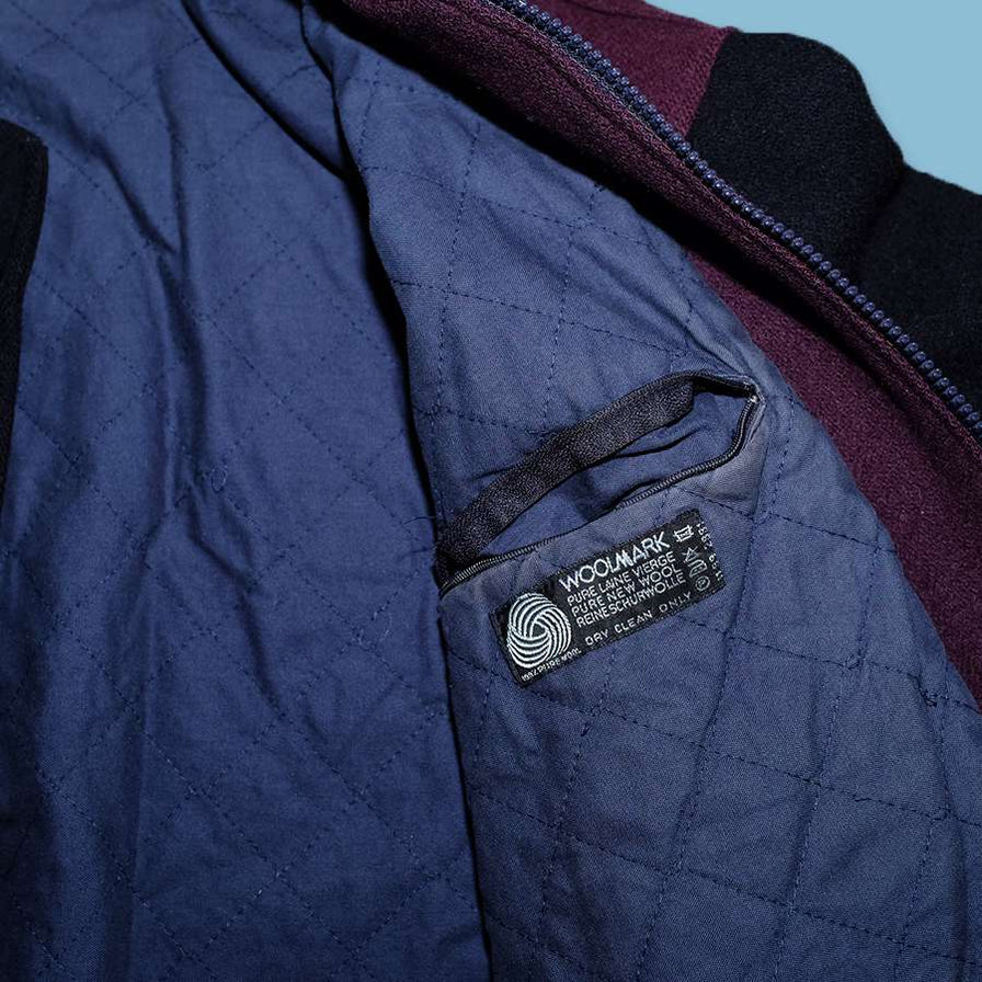 Vintage Lacoste Wool Bomber Jacket Medium