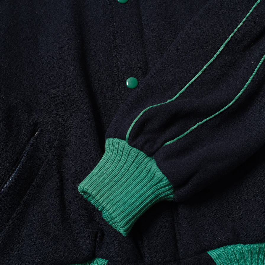 Lacoste wool varsity hotsell jacket