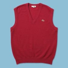 Vintage Lacoste Knit Vest Large
