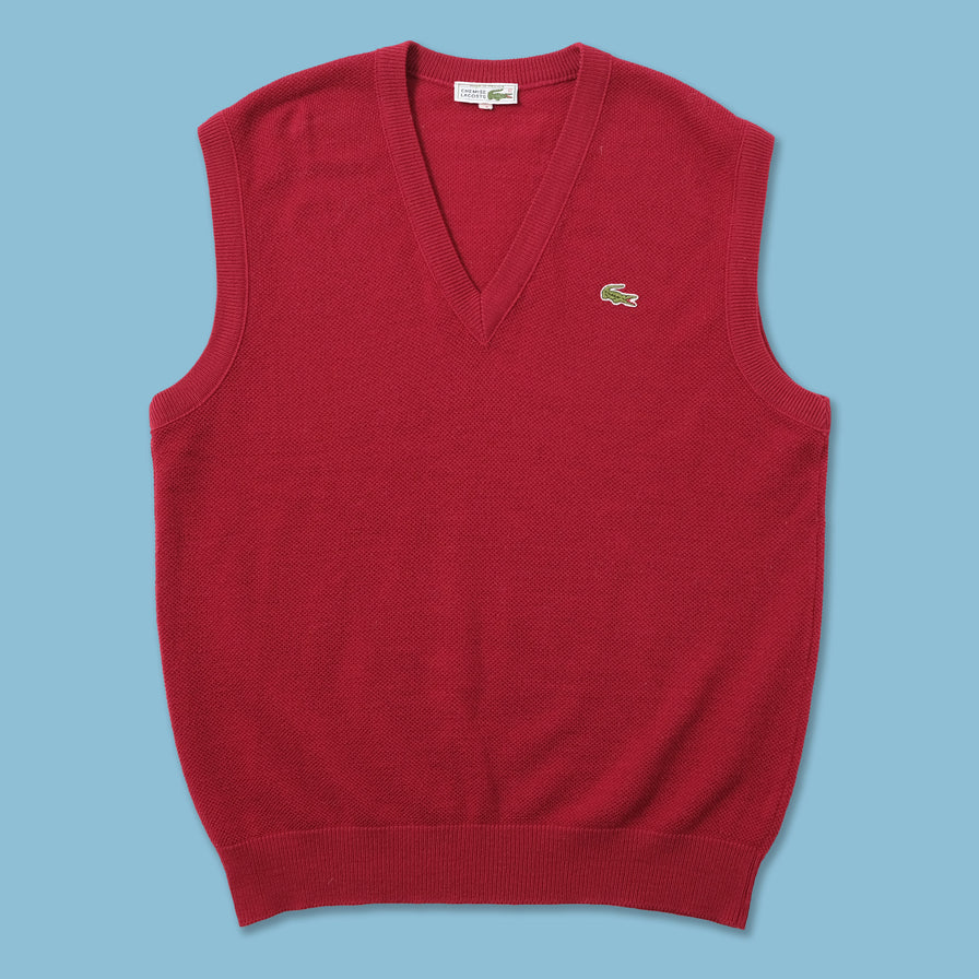 Vintage Lacoste Knit Vest Large