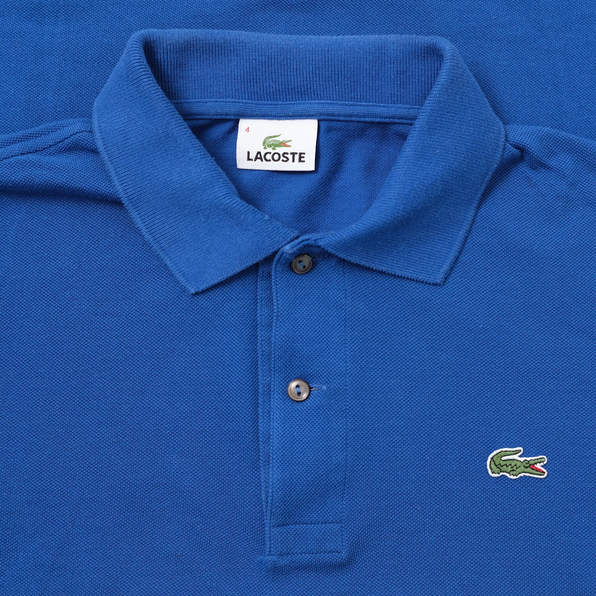 Royal blue lacoste polo online