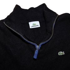 Womens Lacoste Wool Q-Zip XSmall / Small - Double Double Vintage