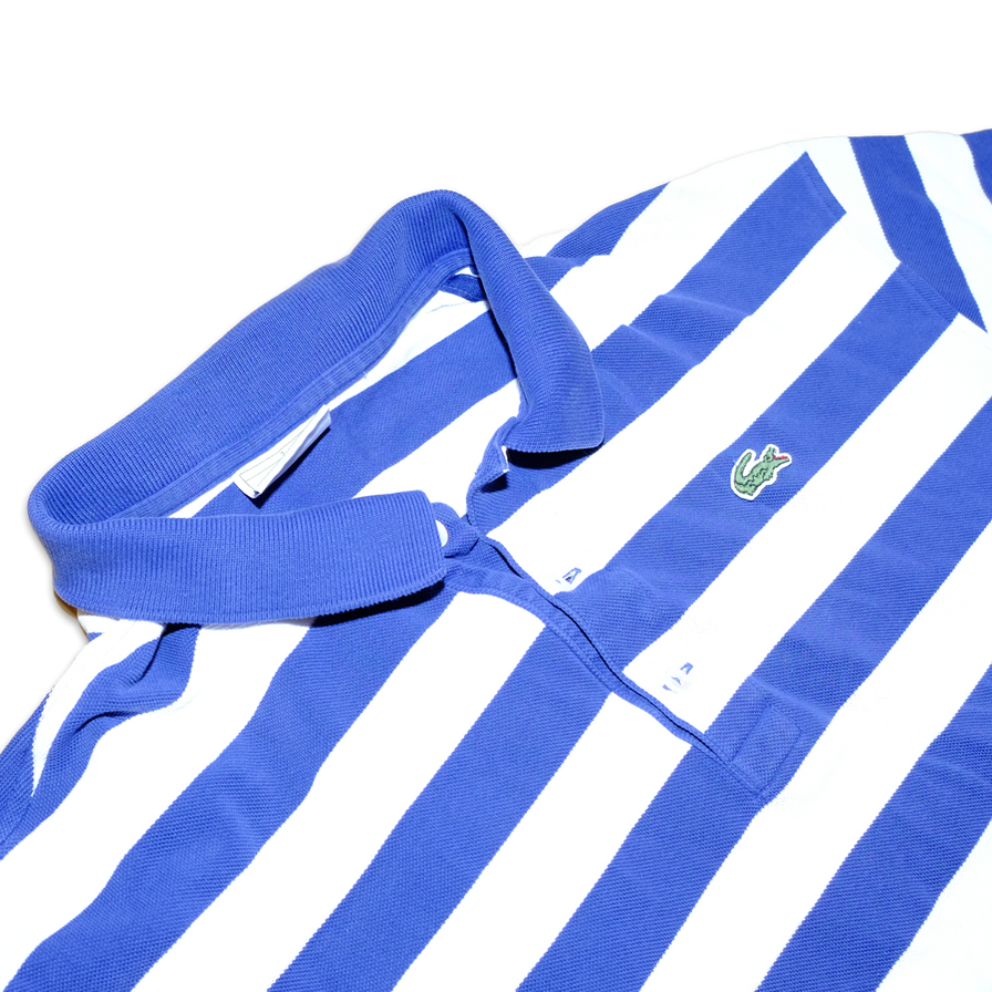 Lacoste Striped Polo Medium - Double Double Vintage