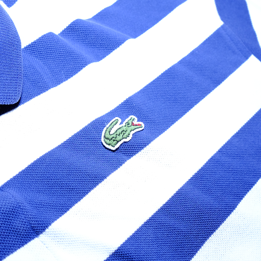 Lacoste Striped Polo Medium - Double Double Vintage