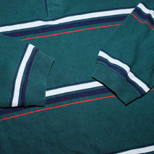 Vintage Lacoste Striped Long Polo Small
