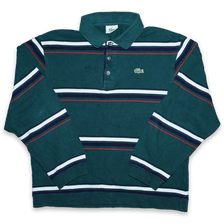 Vintage Lacoste Striped Long Polo Small