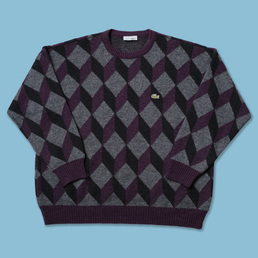 Vintage Lacoste Knit Sweater Large / XLarge