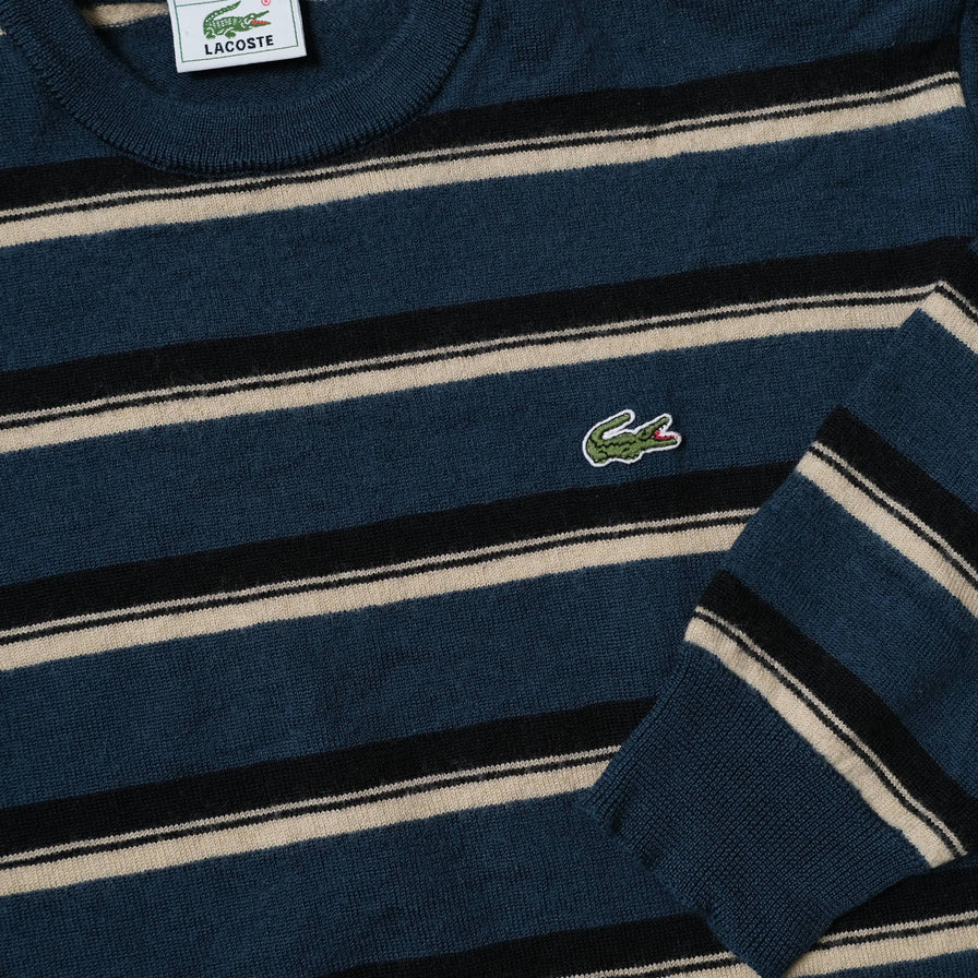Vintage Women's Lacoste Striped Sweater Small
