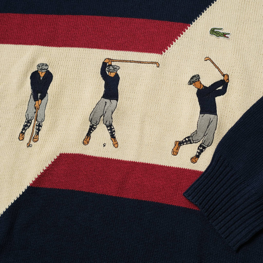 Vintage Lacoste Knit Sweater Large
