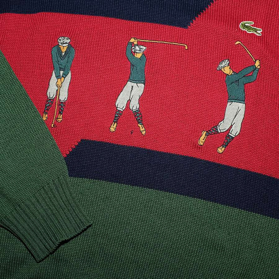Vintage Lacoste Knit Sweater Large