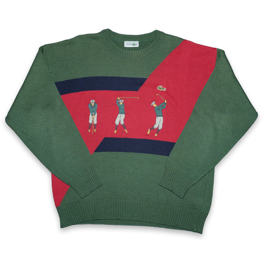 Vintage Lacoste Knit Sweater Large