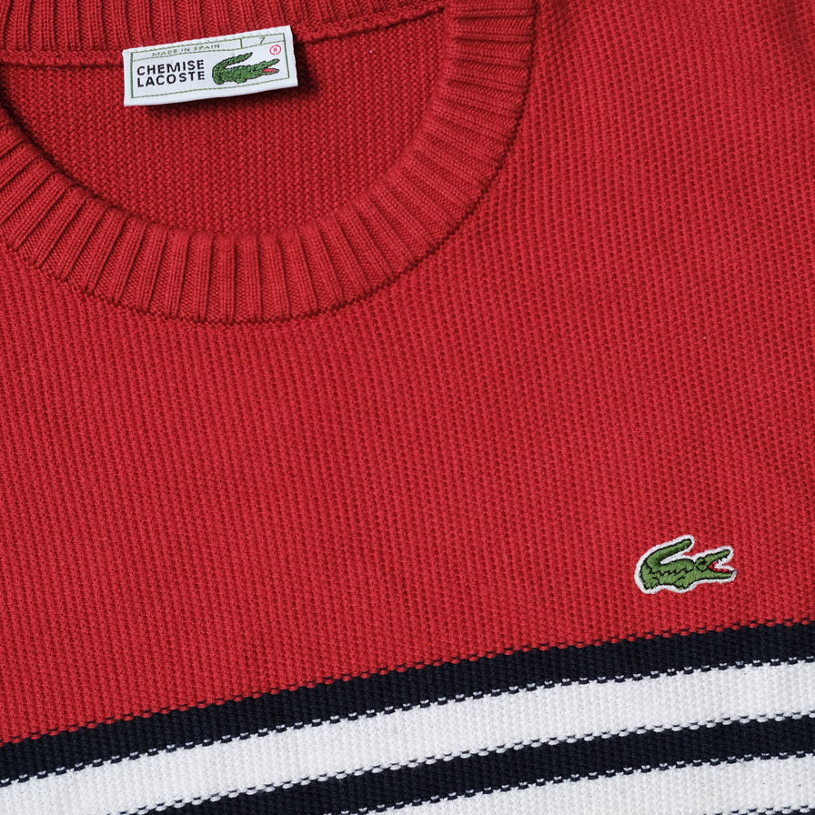 Vintage Lacoste Knit Sweater XLarge