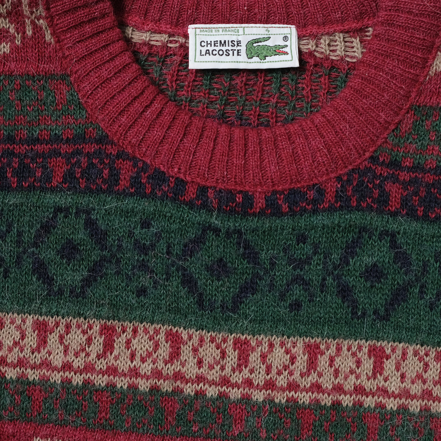 Vintage Lacoste Knit Sweater Medium / Large