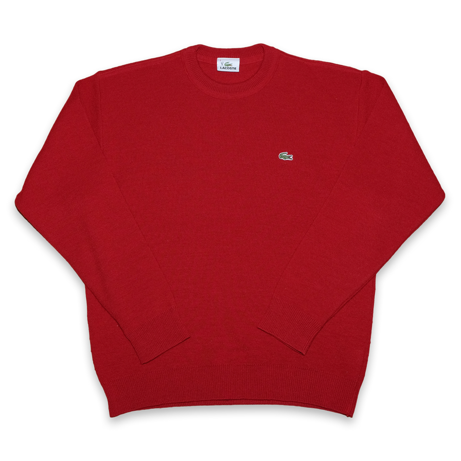 Vintage Lacoste Knit Sweatshirt Medium - Double Double Vintage