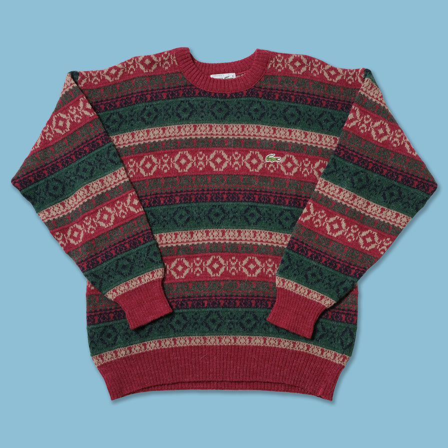 Vintage Lacoste Knit Sweater Medium / Large