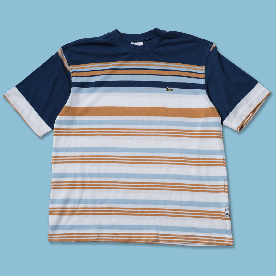 Vintage Lacoste Striped T-Shirt Medium