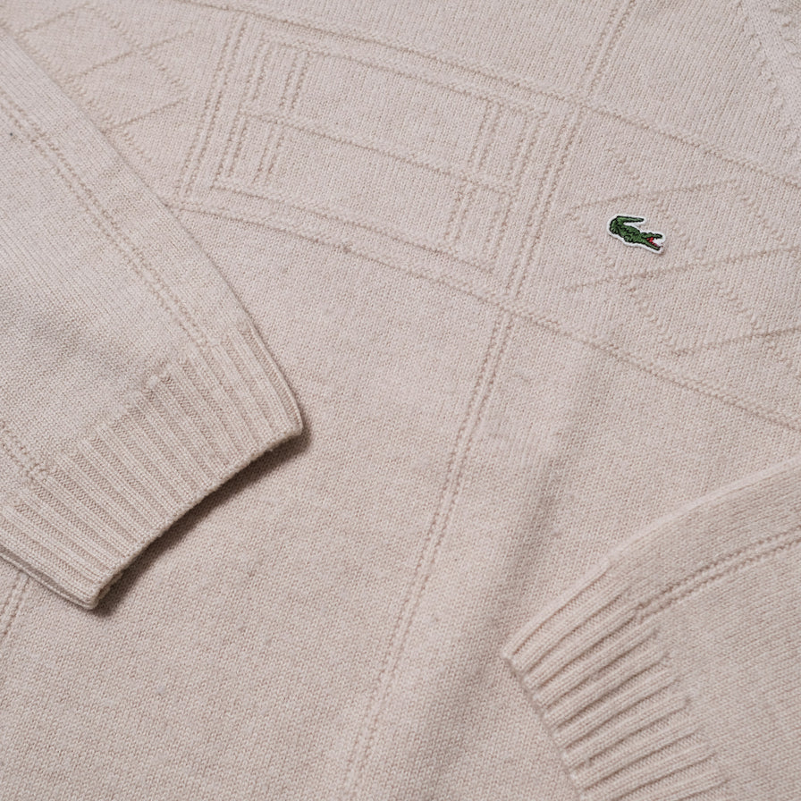 Vintage Lacoste Turtleneck Knit Sweater Medium / Large